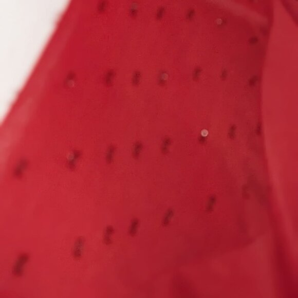 Retrology Sweater Womens Large Red Cable Knit Long Sleeve Round Neck Pullover - Picture 10 of 11